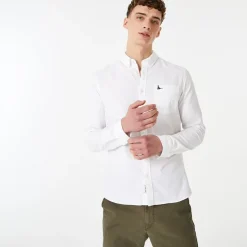 Jack Wills Plain Oxford Shirt in White