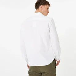 Jack Wills Plain Oxford Shirt in White