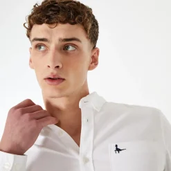 Jack Wills Plain Oxford Shirt in White