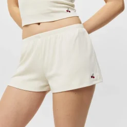Jack Wills Pointelle Shorts in White