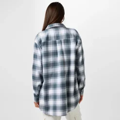 Jack Wills Regular Fit Long Sleeve Flannel Shirt in Blue