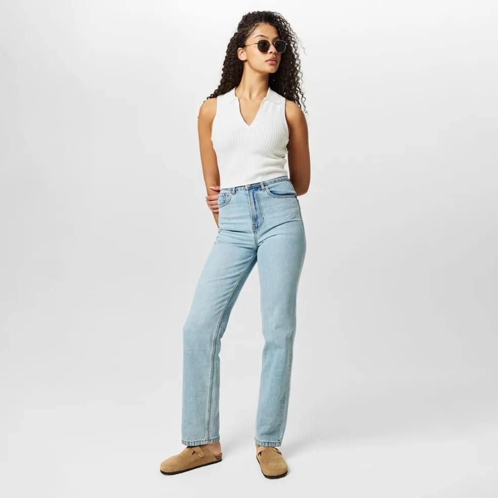 Jack Wills Slim Fit Sleeveless Shirt in White