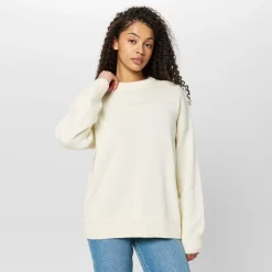 Jack Wills Speckled Knit Sweater in White