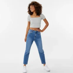 Jack Wills Stella High Rise Slim Jeans in Blue