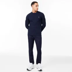 Jack Wills Stitch Crew Neck Jumper in Blue
