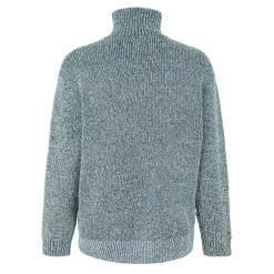 Jack Wills Two Tone Quarter Zip Jumper in Green