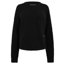 Jack Wills Wide Neck Regular Fit Sweater in Black