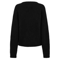 Jack Wills Wide Neck Regular Fit Sweater in Black