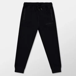 Jack Wills Wills Junior Jacquard Joggers in Black