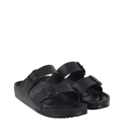 Jack Wills Womens Two Strap Sandals in Black