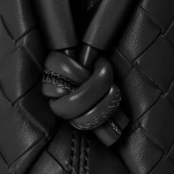 Jack Wills Wvn Ribbed Cross Body with Detachable Strap in Black