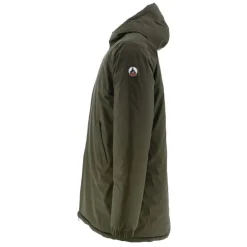 JOTT Amsterdam Reversible Puffer Jacket in Green red