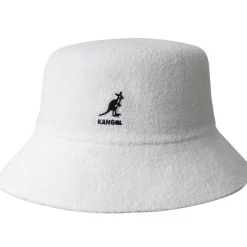 Kangol Bermuda Bucket Hat in White