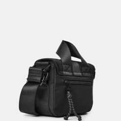 Kangol Crossbody with Detachable Strap in Black