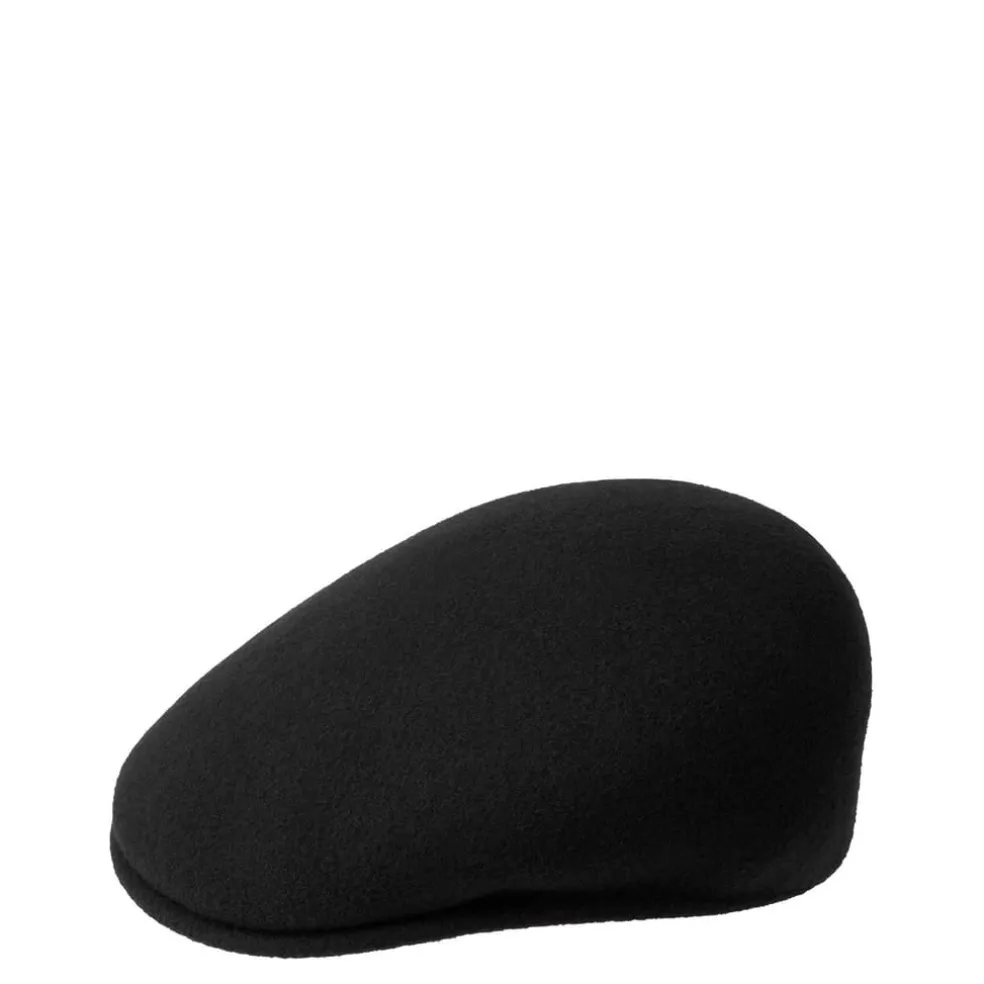 Kangol Womens Wool 504 Flat Cap in Black