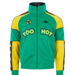 Kappa Banda Tracksuit Zip up in Green