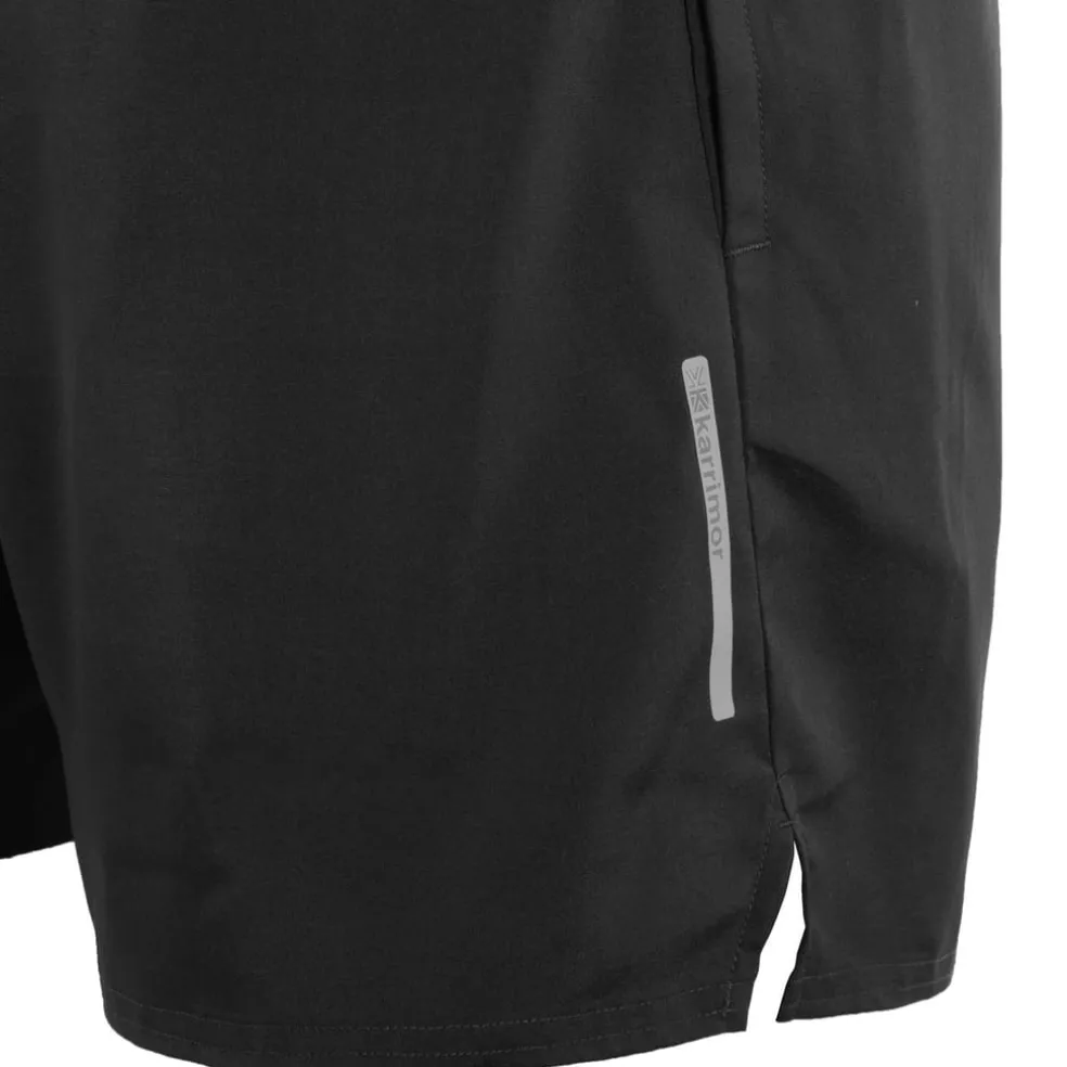 Karrimor Mens Run 5in Shorts in Black
