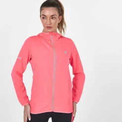Karrimor Womens Funnel Neck Run Jacket in Pink