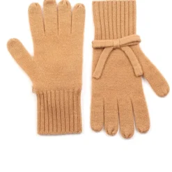 Kate Spade Bow Knit Glove in Brown