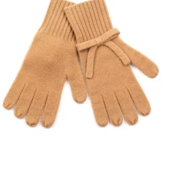 Kate Spade Bow Knit Glove in Brown