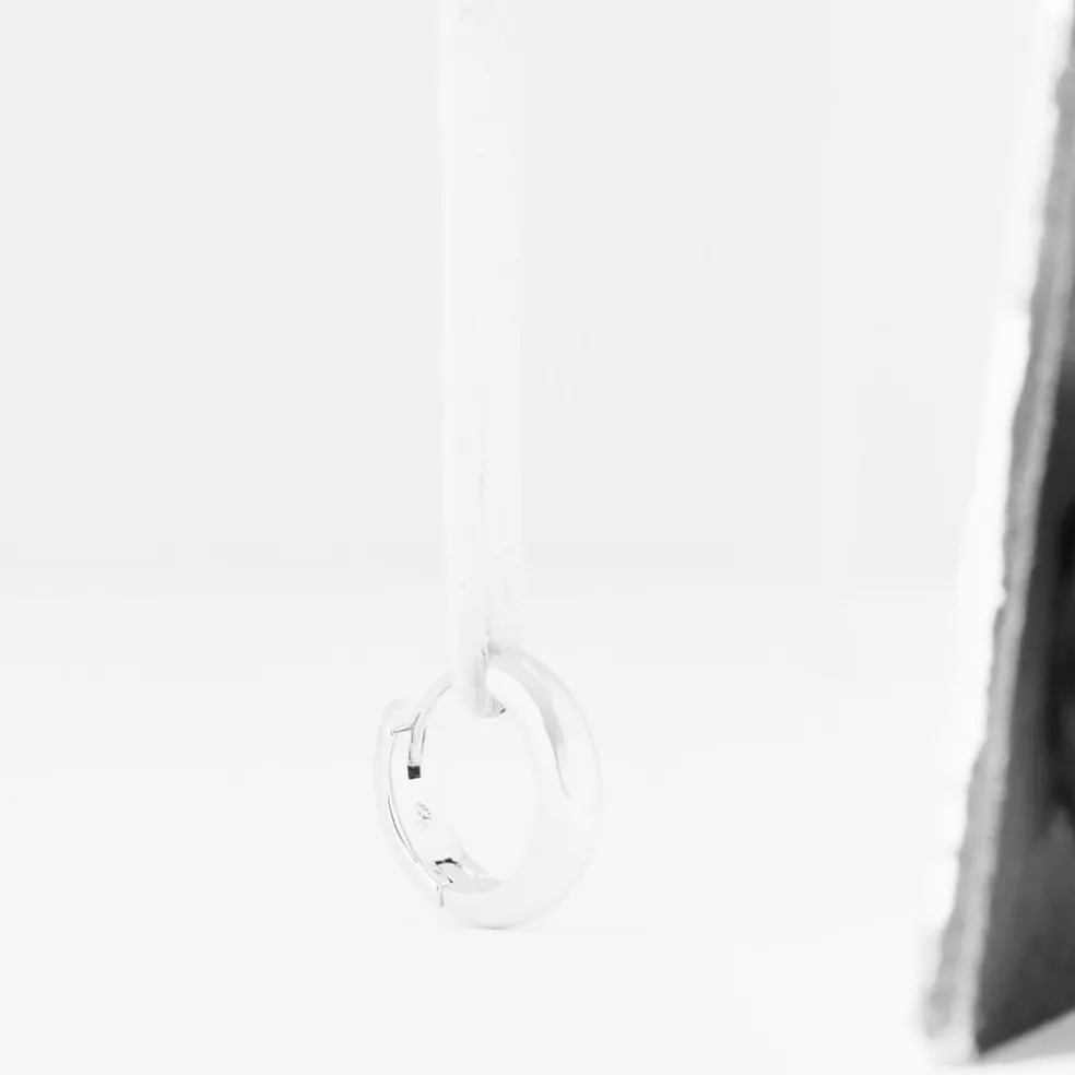 Kate Spade Brilliant Huggies in Silver