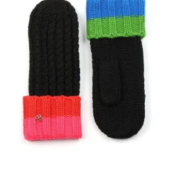 Kate Spade Marbl Cbl Mittn in Black