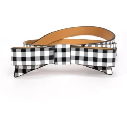 Kate Spade 19mm Belt Gngm in Black