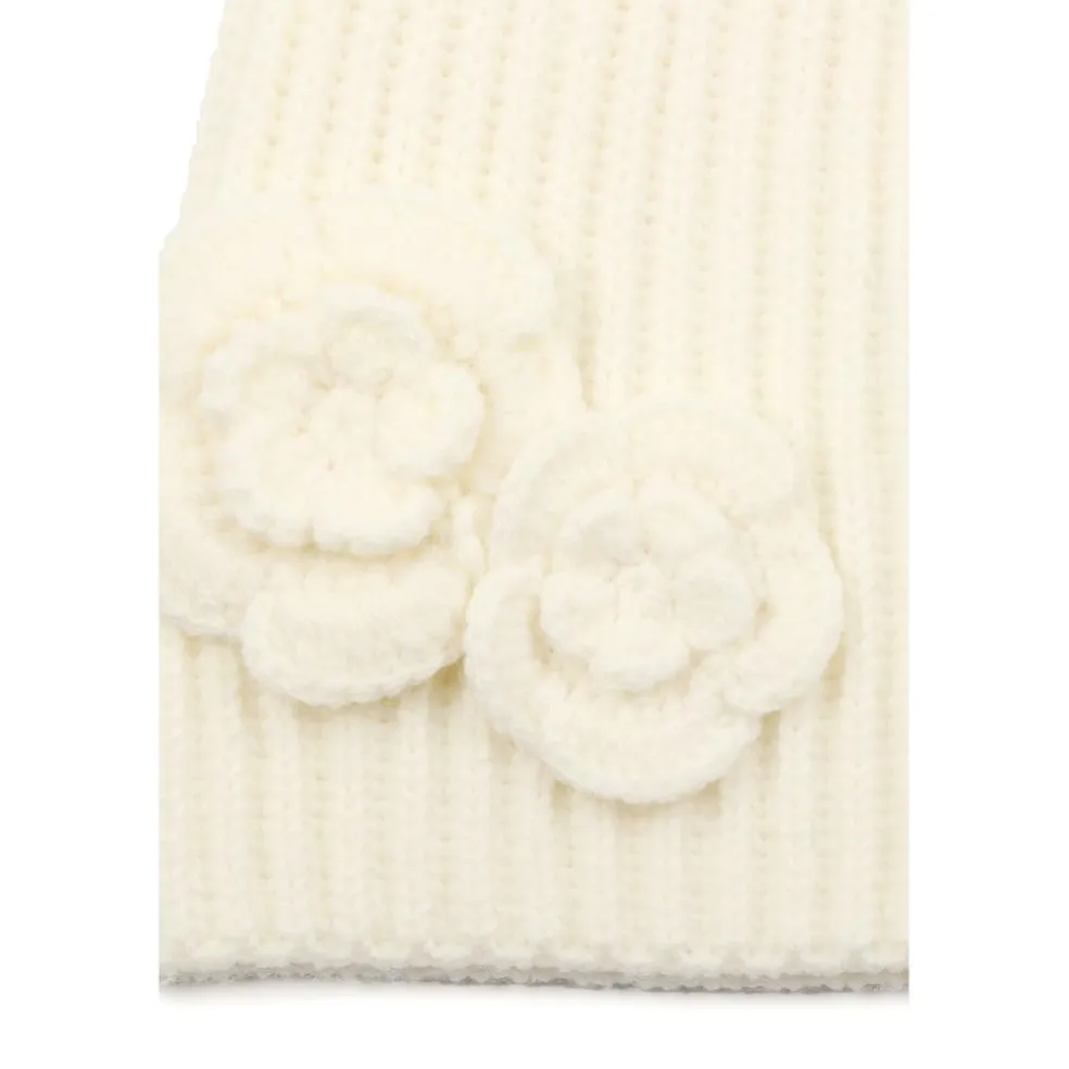Kate Spade Pop Flwr Beanie in Cream