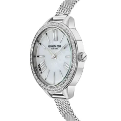 Kenneth Cole Steel Mesh York Analogue Watch in Green