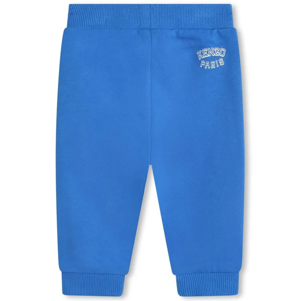 Kenzo Logo Regular Fit Joggers in Blue