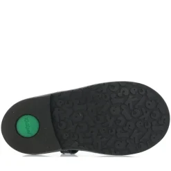 Kickers Infant Girls Adlar Heart Patent Shoe in Black