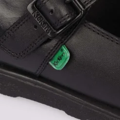 Kickers Womens Fragma T-Buckle Shoe in Black