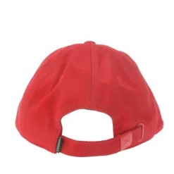 Lacoste Adjustable Cotton Twill Cap in Red