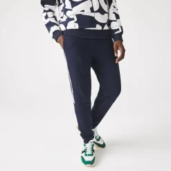 Lacoste Branded Tape Joggers in Blue