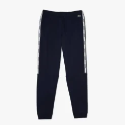 Lacoste Branded Tape Joggers in Blue