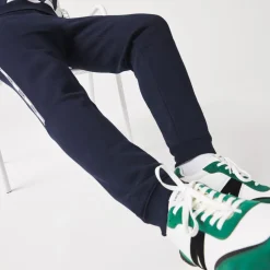 Lacoste Branded Tape Joggers in Blue