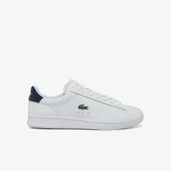 Lacoste Carnaby Set Crocodile Print Low Top Sneakers in White