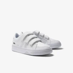 Lacoste Childrens L001 Trainers in White