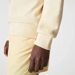 Lacoste Classic Fit Big Logo Sweatshirt in Yellow