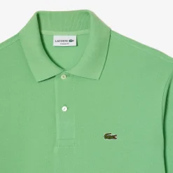 Lacoste Classic Fit L.12.12 Original Piqué Polo Shirt in Green