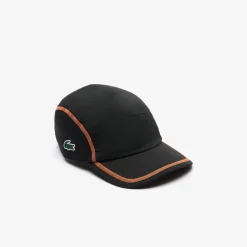 Lacoste Colour-Block Tennis Cap in Black