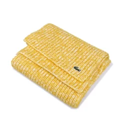 Lacoste Cotton and Mercerized Alpaca Scarf in Multi colour