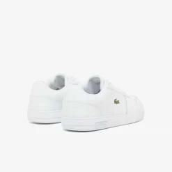 Lacoste Crocodile Print Trainers in White