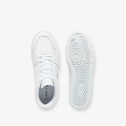 Lacoste Crocodile Print Trainers in White