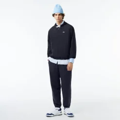 Lacoste Detachable Hood Sportsuit Jacket in Navy