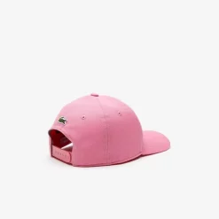Lacoste Eyelets Cap in Pink