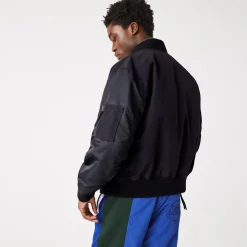 Lacoste Full Zip Bomber Jacket in Navy