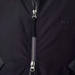 Lacoste Full Zip Bomber Jacket in Navy
