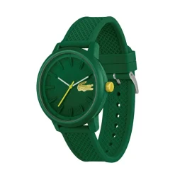 Lacoste Gents 12.12 Hero Silicone Strap Watch in Green