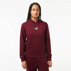 Lacoste Hooded Regular Fit Sweatshirt in Red